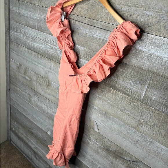 Chloe Oliver NWT San Marcos romper shorts ruffle romper small - Picture 2 of 4